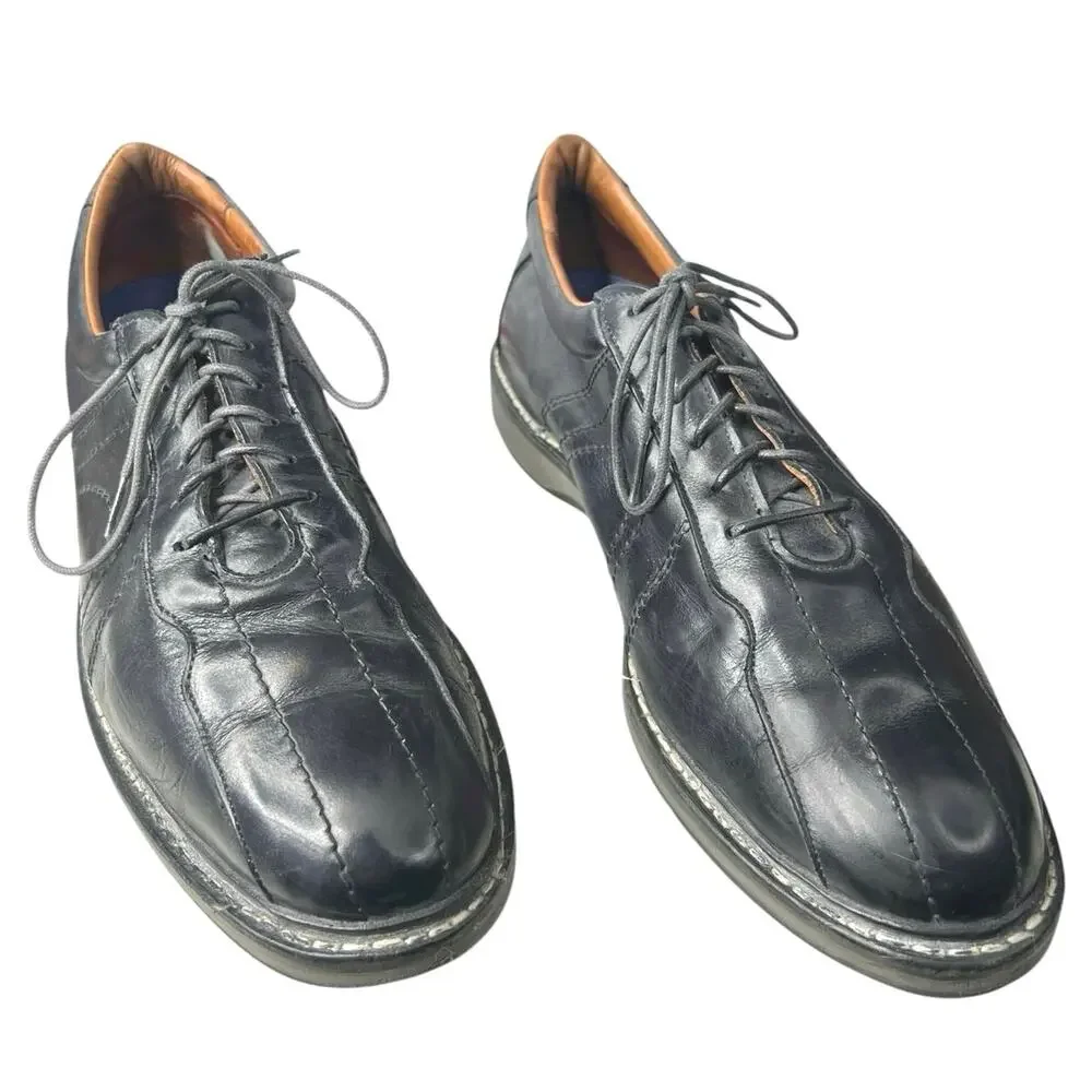 Allen Edmonds Men’s Voyager Black Leather Lace Up Oxford Sneaker Size US 12 B